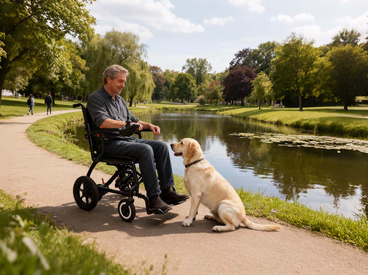 Coastal City Outdoor Mobility Solution: All-Terrain Scooters and Weather-Resistant Power Wheelchairs