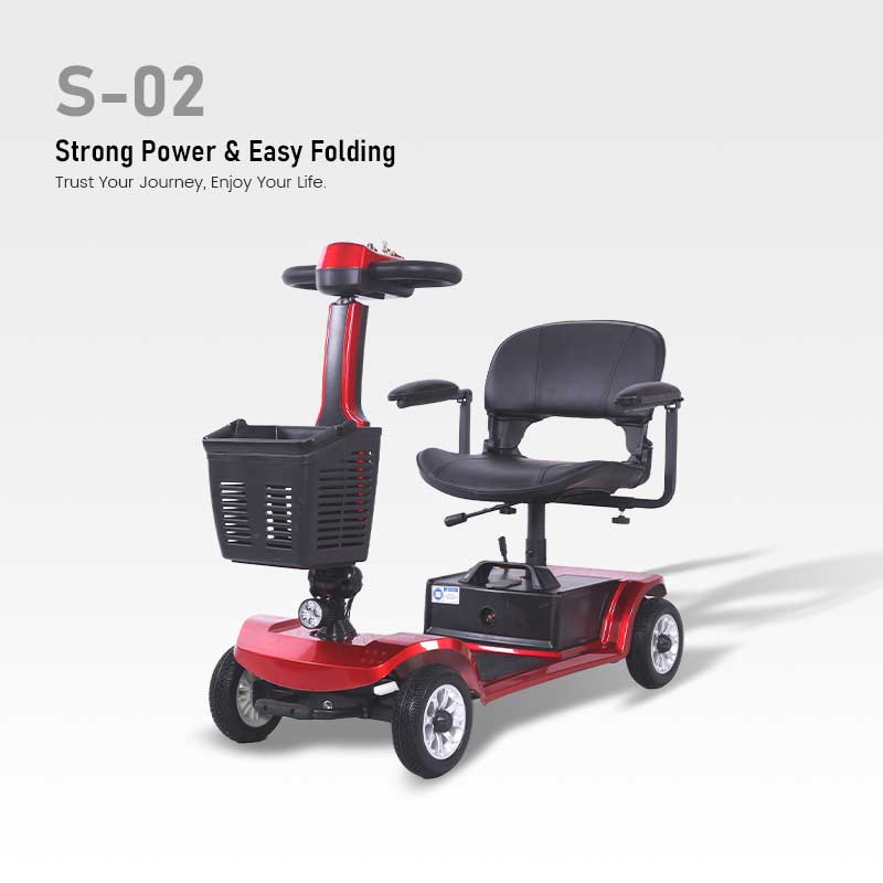 S-02 Red Mobility scooter